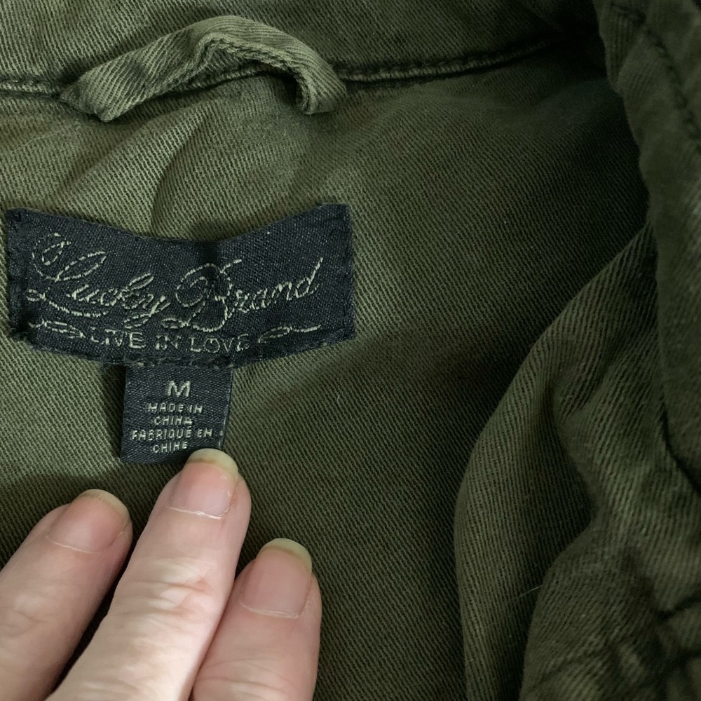 Lucky Brand Khaki Cargo Jacket - Picture 6 of 6